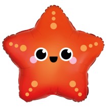 Palloncino in Foil 17" Junior Shape Stella Marina "Starfish" Pesci e Mare
