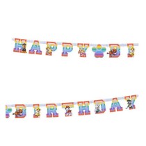 Festone Happy Birthday Carta con Paw Patrol 2mt Paw Patrol