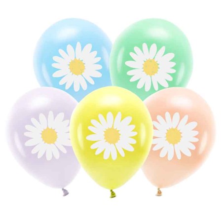 Palloncino in Lattice 12" Margherita Colori Pastello 5pz Margherita "Sun Daisy"