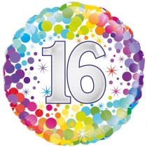Palloncino in Foil 18" Confetti Multicolor N.16 Palloncini in Foil Oaktree