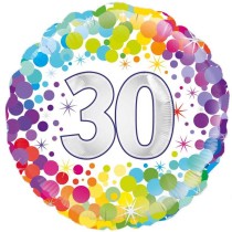 Palloncino in Foil 18" Confetti Multicolor N.30 Palloncini in Foil Oaktree