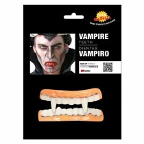 Denti da Vampiro Conte Dracula 2pz Accessori Persona Halloween