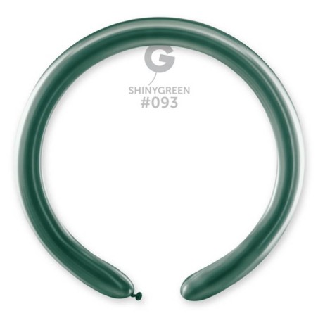 Palloncino in Lattice 2" Modellabile DB4 Verde "Shiny Green 093" 50pz Gemar Shiny "Modellabili"