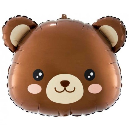 Palloncino in Foil 19" Junior Shape Orso "Bear" Animali (Giungla e Bosco)