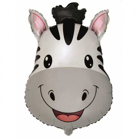 Palloncino in Foil 27" Super Shape Zebra Animali (Giungla e Bosco)