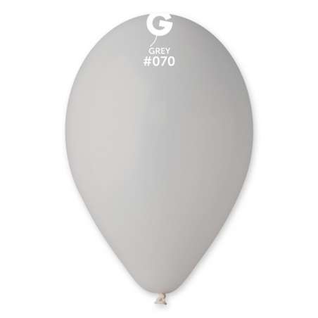 Palloncino in Lattice 13" G120 Grigio "Grey 070" 50pz Gemar Standard 13" G120