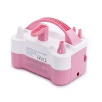 Compressore Elettrico a Due Uscite Rosa Gonfiatori ad Aria