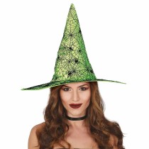 Cappello da Strega con Ragnatale Colori Neon Assortiti Accessori Persona Halloween