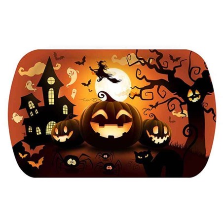 Vassoio in Melamina Zucche Stregate Halloween Zucche Stregate