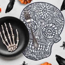 Tovaglietta in PVC Teschio di Halloween Accessori Tavola Halloween
