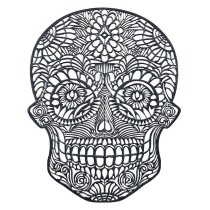 Tovaglietta in PVC Teschio di Halloween Accessori Tavola Halloween