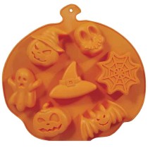 Stampo per 7 Biscotti sagomati Simboli di Halloween Accessori Tavola Halloween
