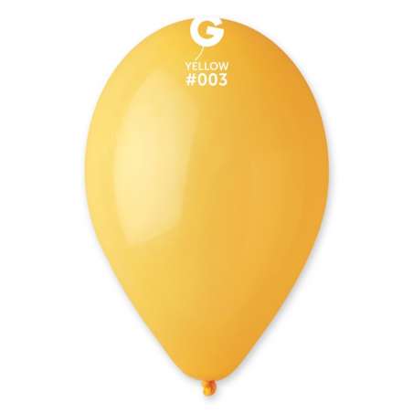 Palloncino in Lattice 13" G120 Giallo Mango "Yellow 003" 50pz Gemar Standard 13" G120