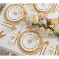 Sottopiatto di Carta 33cm "Joyeux Noel" 6pz Joyeux Noel