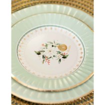 Piatto di Carta 27cm "Neige De Noel" 8pz Neige De Noel