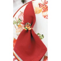 Portatovagliolo in Metallo Palline di Natale 4cm Christmas Decò