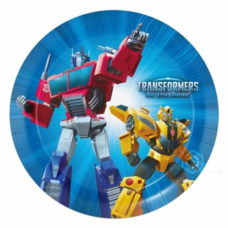 Piatto di Carta 18cm Transformers 8pz Transformers