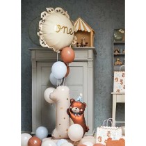 Palloncino in Foil 40" Standups N.1 con Orsetto Celeste Palloncini 1° Compleanno