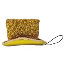 Mini Cilindro Oro Metallizzato Accessori Persona Natale e Capodanno