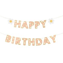 Festone Happy Birthday Margherita 2mt Margherita "Sun Daisy"