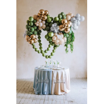Palloncino in Lattice 5" Rosa Gesso "Pastel Heather" 100pz Palloncini 5"/13cm.