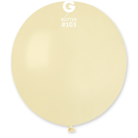 Palloncino in Lattice 31" G30 Marshmallow Burro "Butter 103" Gemar Standard 31" G30