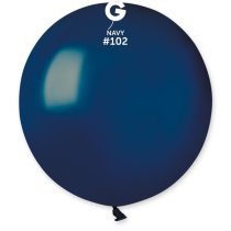 Palloncino in Lattice 31" G30 Blu Notte "Blue Navy 102" Gemar Standard 31" G30