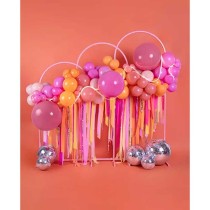 Base con Struttura ad Arco in Metallo Rose Gold 2mt Strutture Per Allestimenti