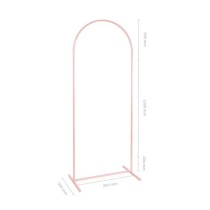 Base con Struttura ad Arco in Metallo Rose Gold 2mt Strutture Per Allestimenti