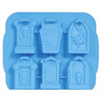 Stampo per 6 Biscotti sagomati Tombe "Halloween" Accessori Tavola Halloween