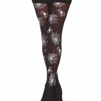 Calze Lunghe Nere con Ragnatela e Ragni Accessori Persona Halloween
