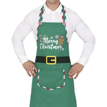 Grembiule da Cucina Natalizio "Merry Christmas" Accessori Persona Natale e Capodanno