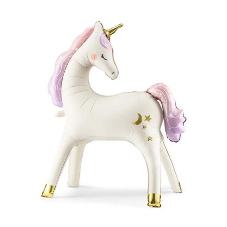 Palloncino in Foil 46" Standups Unicorno Farfalle e Unicorni