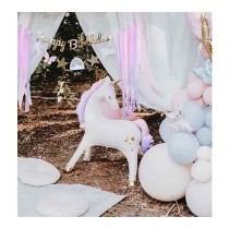 Palloncino in Foil 46" Standups Unicorno Farfalle e Unicorni
