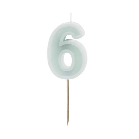 Candelina 10.5cm Celeste Nuvola "Light Mint" N.6 Celeste Nuvola "Light Mint" 10.5cm