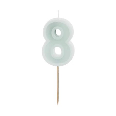 Candelina 10.5cm Celeste Nuvola "Light Mint" N.8 Celeste Nuvola "Light Mint" 10.5cm