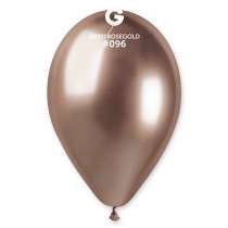 Palloncino in Lattice 13" GB120 Rose Gold "Shiny Rose Gold 096" 6pz Palloncini Shiny/Chrome