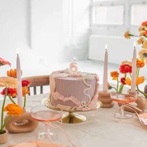 Candelina 10.5cm Rosa Gesso "Dusty Rose" N.6 Rosa Gesso "Dusty Rose" 10.5cm