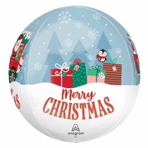 Palloncino in Foil 16" Orbz Trenino di Natale al Polo Nord Palloncini Foil Natale