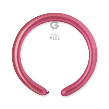 Palloncino in Lattice 2” Modellabile D4 "Vino 101" 100pz Gemar Standard Modellabili 2" D4