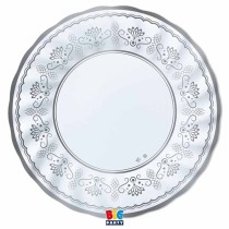 Piatto di Carta 30cm Bianco e Argento "Royal Silver" 6pz Royal Silver