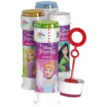Bolle di Sapone a Tema Principesse Disney "Princess Bubbles" da 60ml - 36pz Bolle di Sapone
