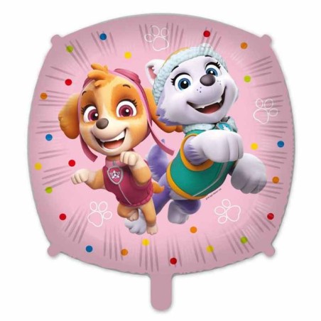 Palloncino in Foil 18" Quadrato Paw Patrol "Everest e Skye" Paw Patrol