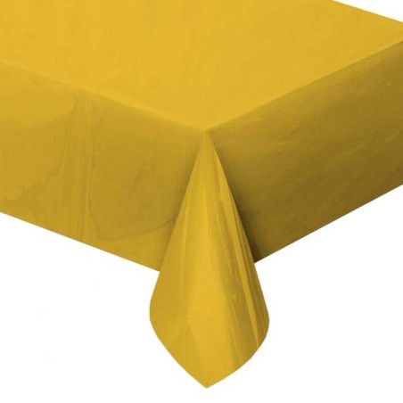 Tovaglia di Plastica 137x180cm Oro Metallizzato Oro "Gold"