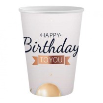 Bicchiere di Carta "Happy Birthday To You" 6pz Happy Birthday To You