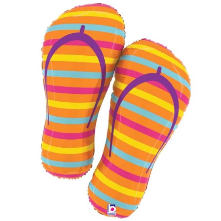 Palloncino in Foil 37" Super Shape Infradito "Summer Flip Flops" Generici Grabo