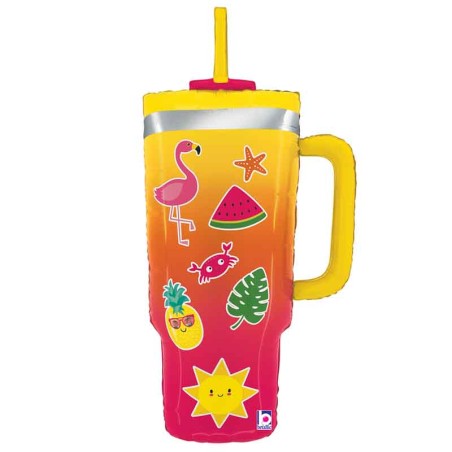 Palloncino in Foil 38" Super Shape Borraccia "Summer Tumbler" Generici Grabo