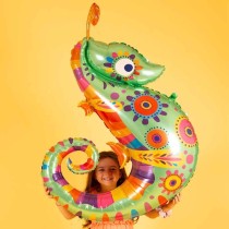 Palloncino in Foil 50" Super Shape Camaleonte "Chameleon" Animali Grabo