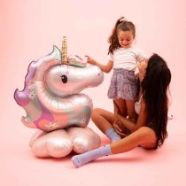 Palloncino in Foil 41" Super Shape Unicorno "Hippie Unicorn" Animali Grabo