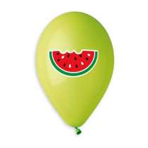 Palloncino in Lattice 13" Assortito con Anguria 5pz Gemar "Theme & Patterns"